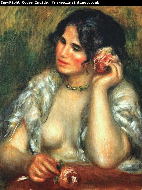 Pierre Renoir Gabrielle with a Rose